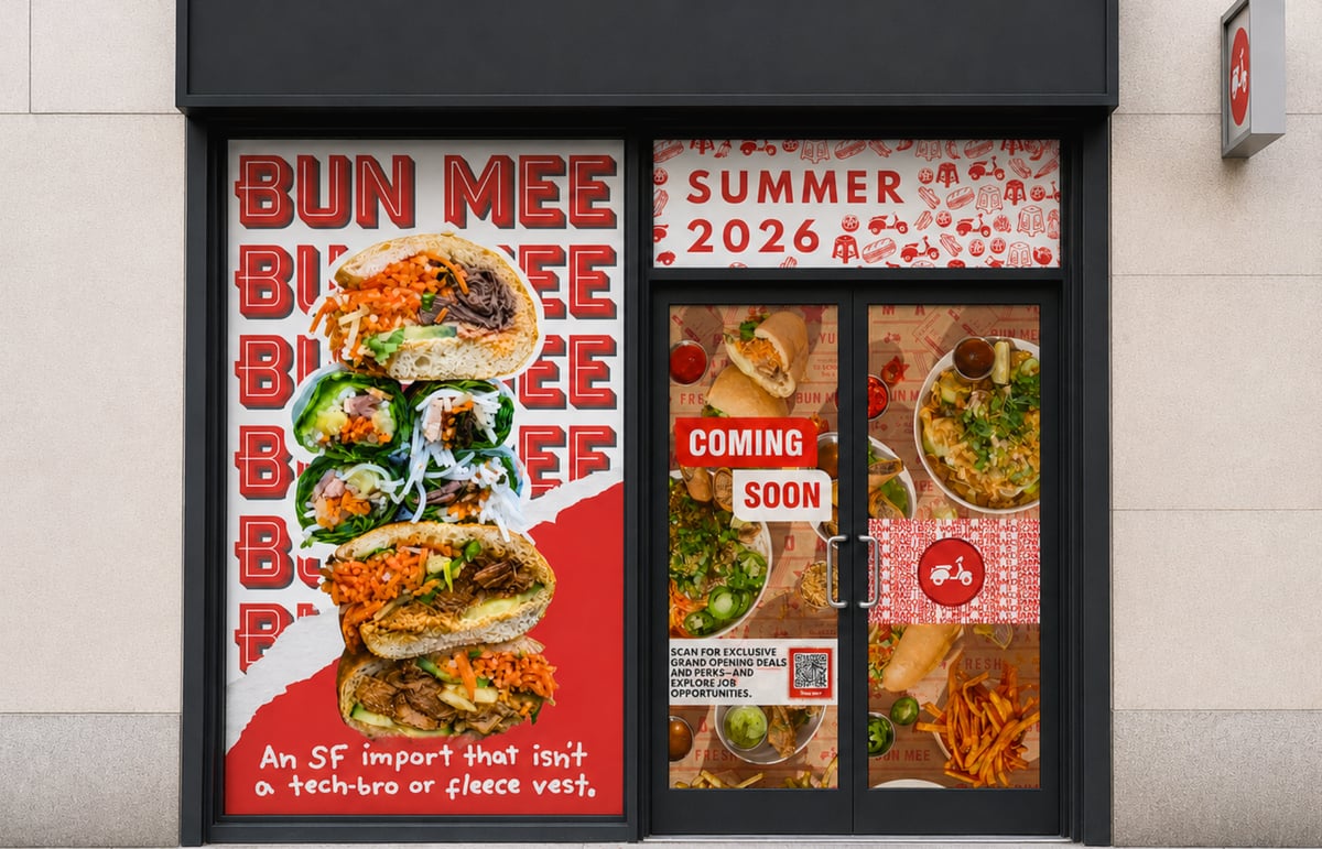 Bun Mee Flatiron New York coming-soon storefront