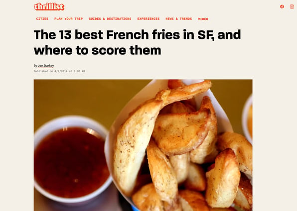 The 13 best French fries in SF, and where to score them