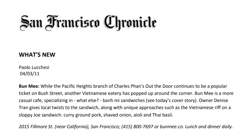 San Francisco Chronicle